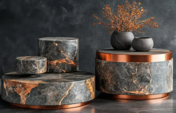 Luxury in Interior Decoration with Stone Accessories