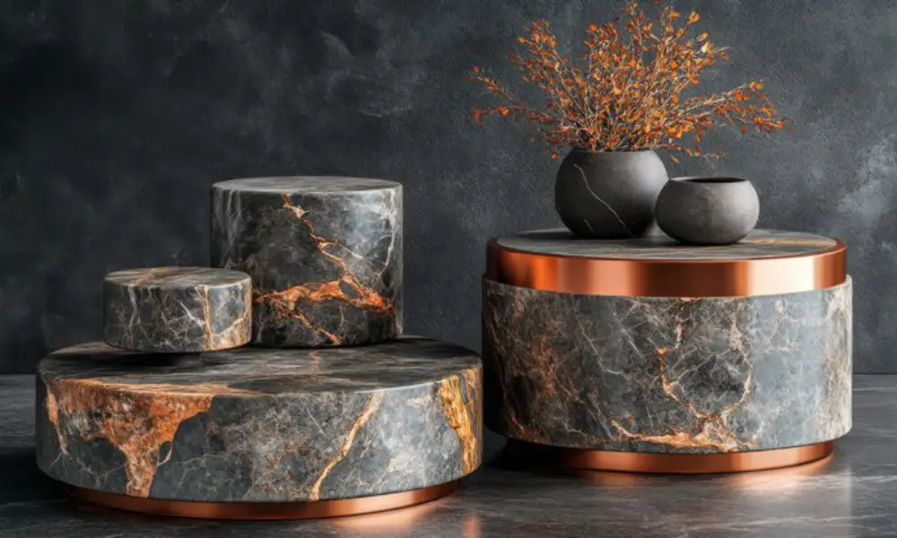 Luxury in Interior Decoration with Stone Accessories