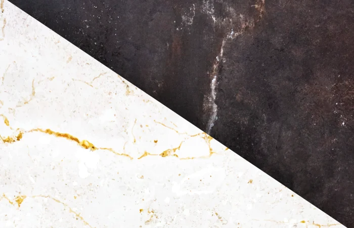 Veined Stone vs Solid Color