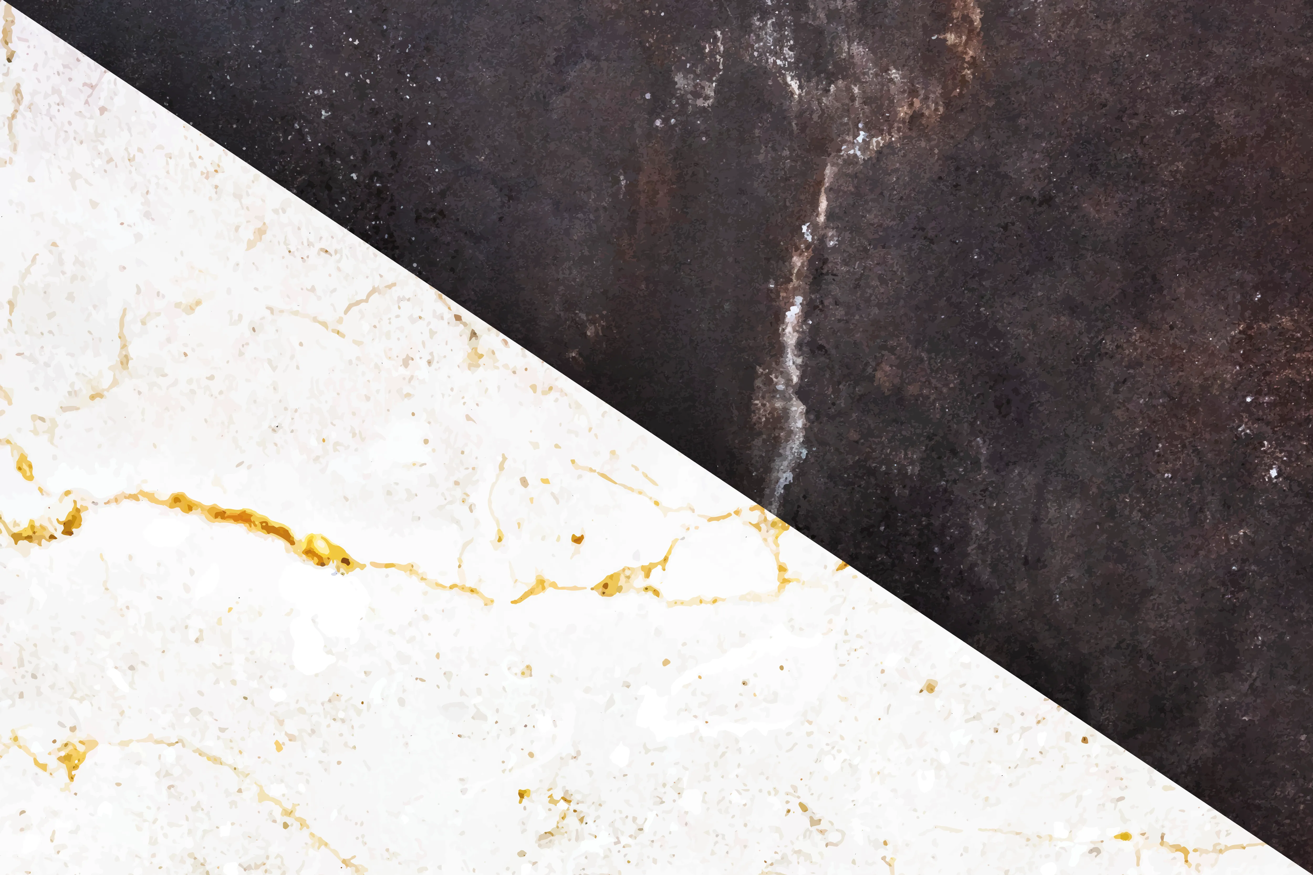 Veined Stone vs Solid Color
